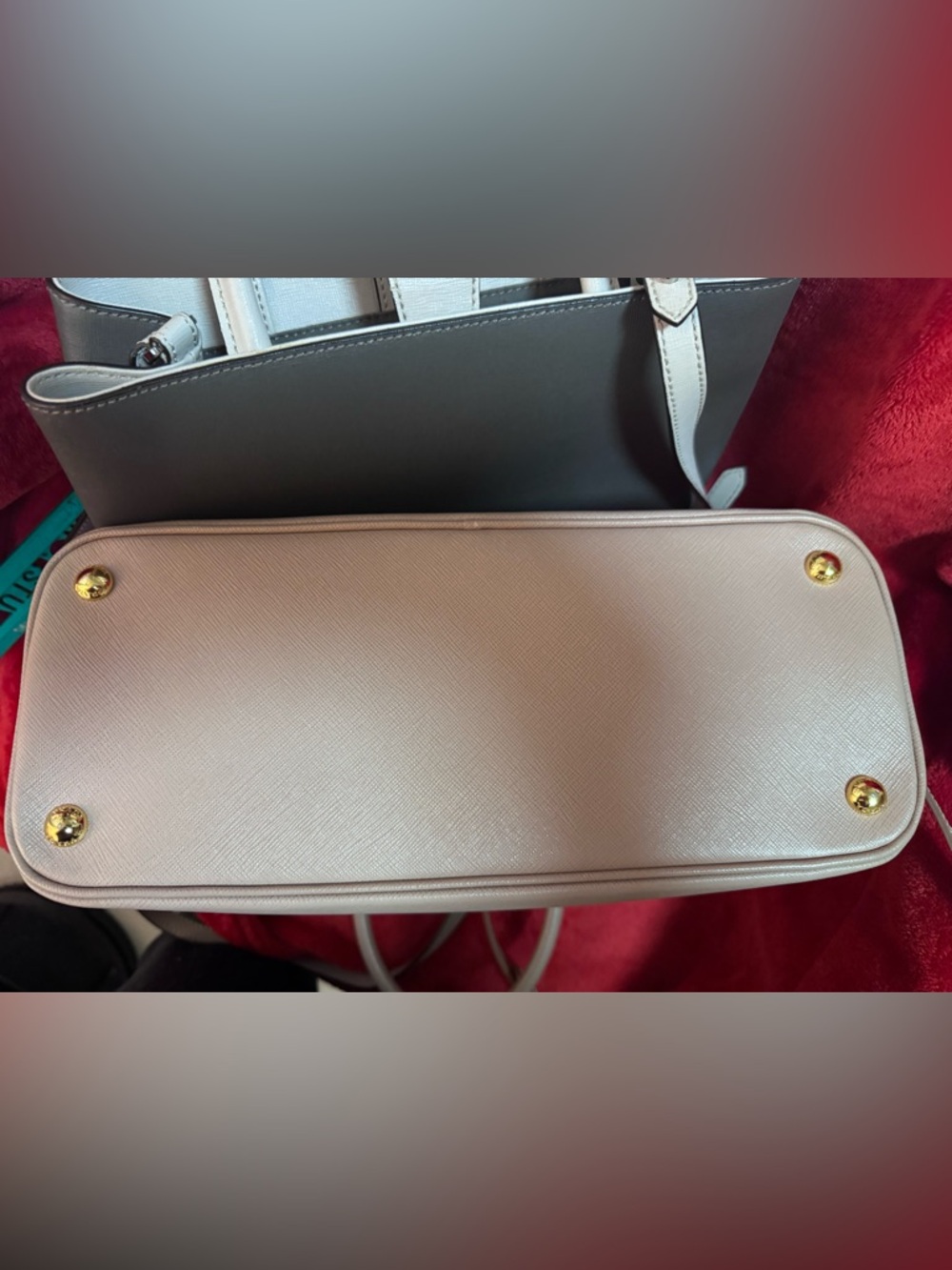 Prada Double-Handle Saffiano Satchel in Blush Pink - Picture 11 of 16